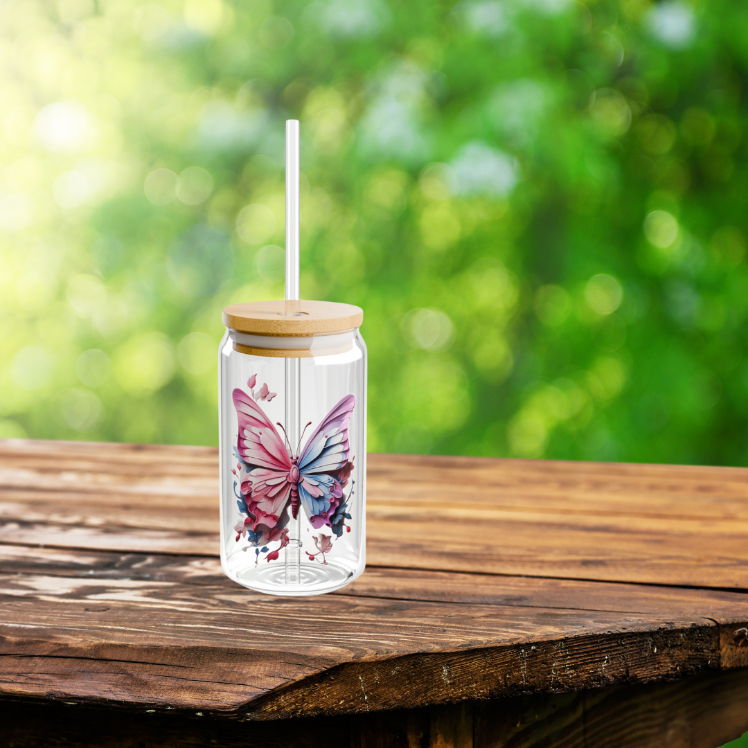 Butterfly Libbey Can