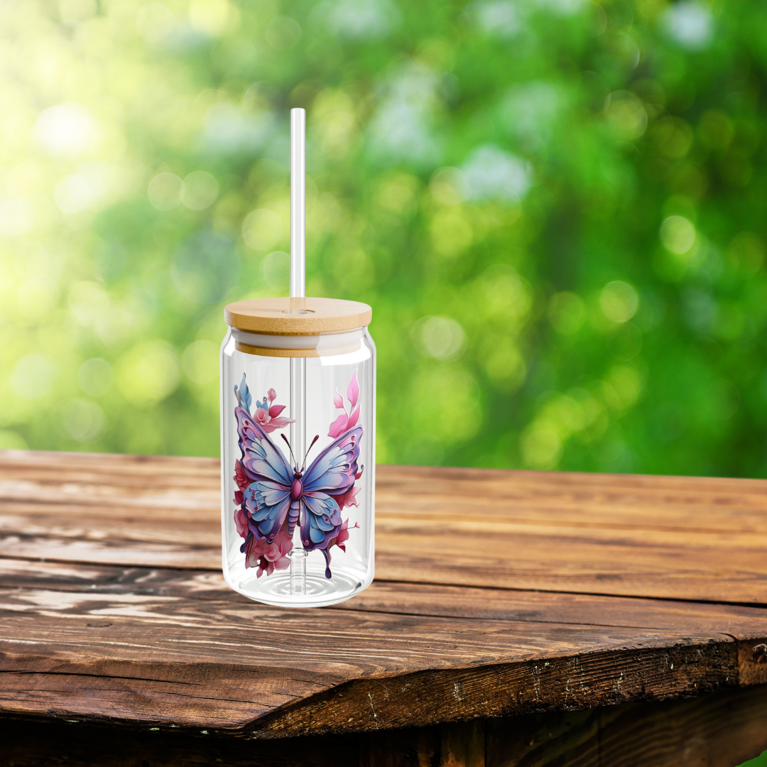 Butterfly Libbey Can
