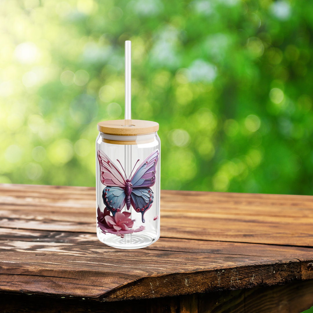 Butterfly Libbey Can
