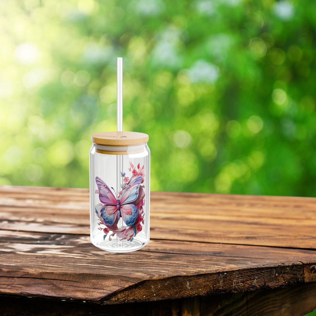 Butterfly Libbey Can