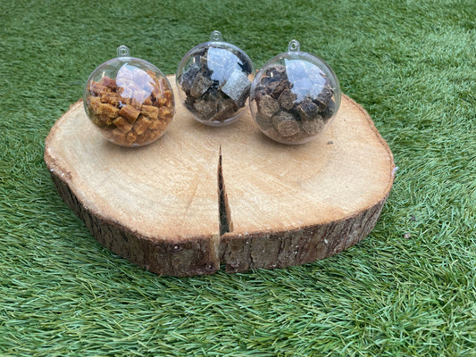 Treat Filled Christmas Baubles
